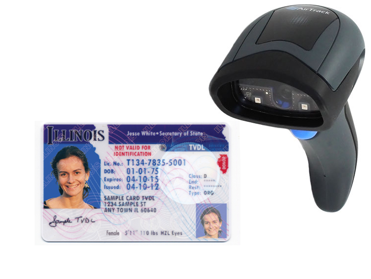 Driver license swipe reader online